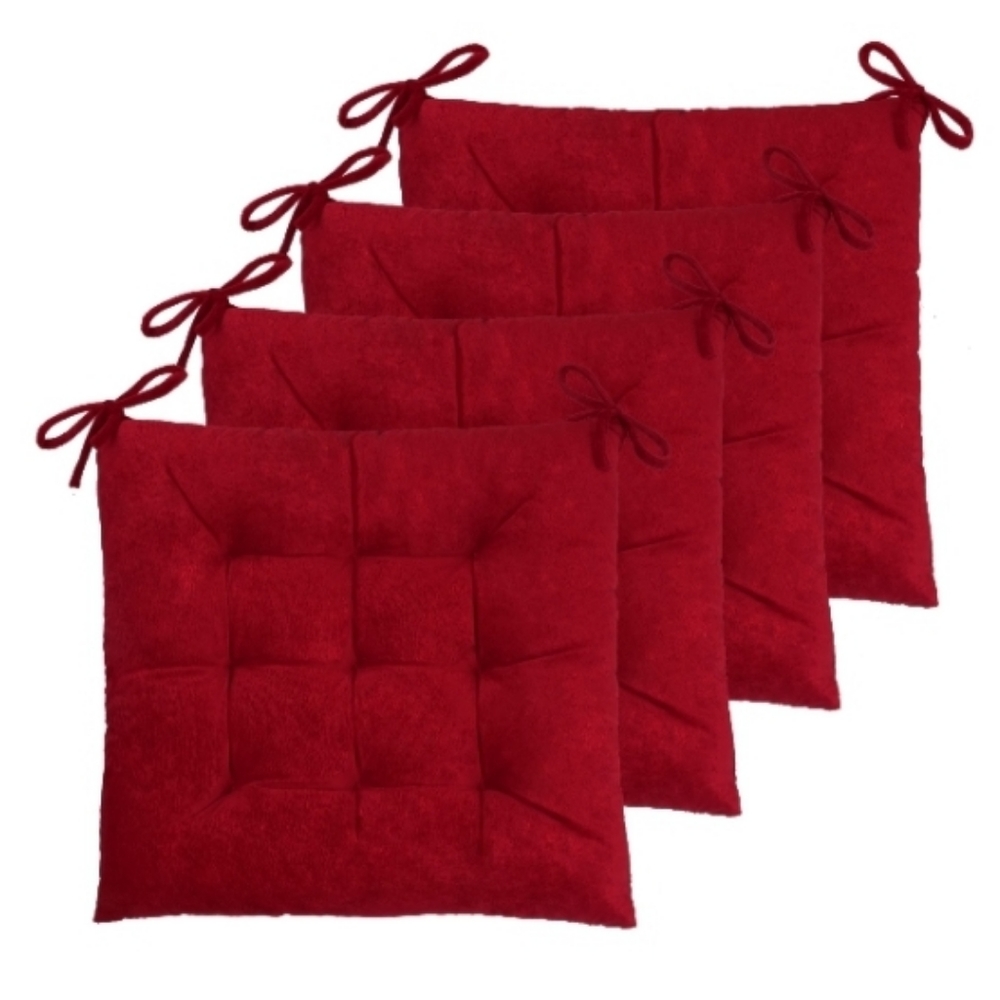 Chairs seat pillows chair cushions new 4pc